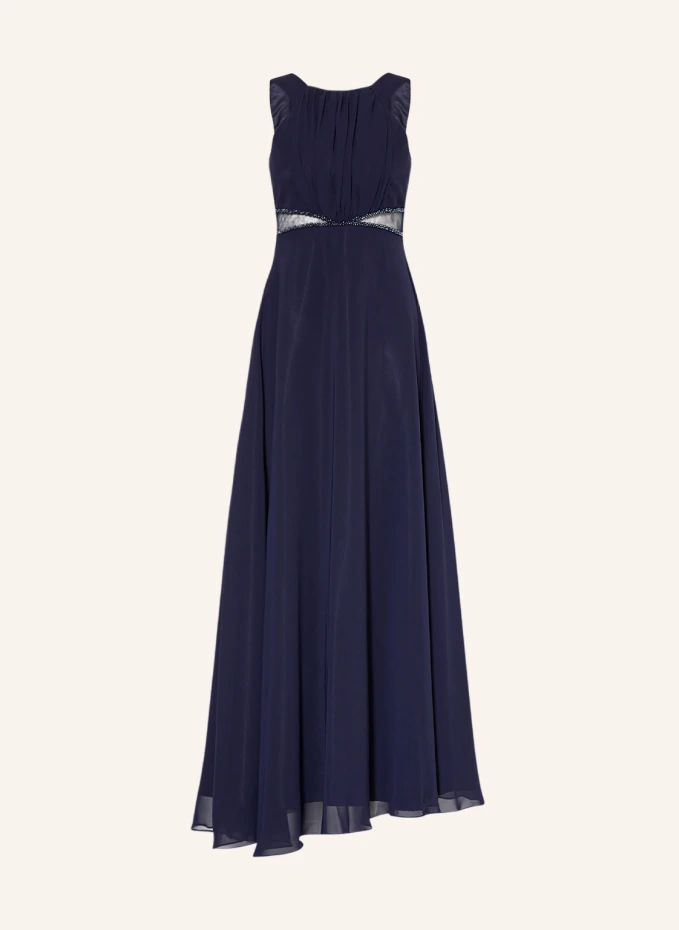 Вечернее платье с драгоценными камнями G.O.L. Finest Collection, синий