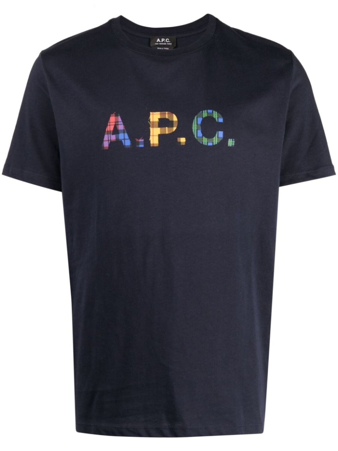 

A.P.C. толстовка Derek в клетку тартан, синий