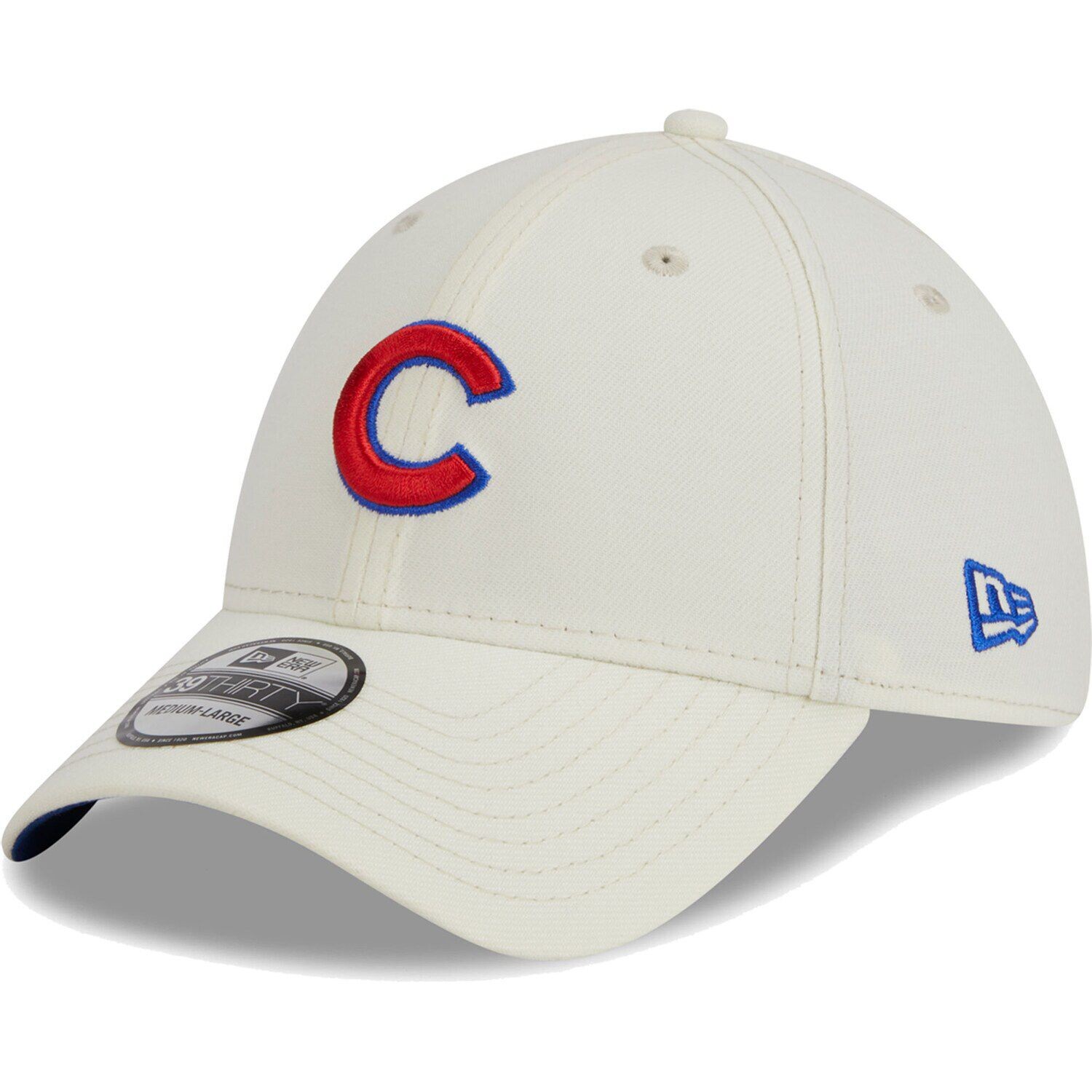 

Мужская кепка New Era White Chicago Cubs Chrome Team Classic 39THIRTY Flex Hat