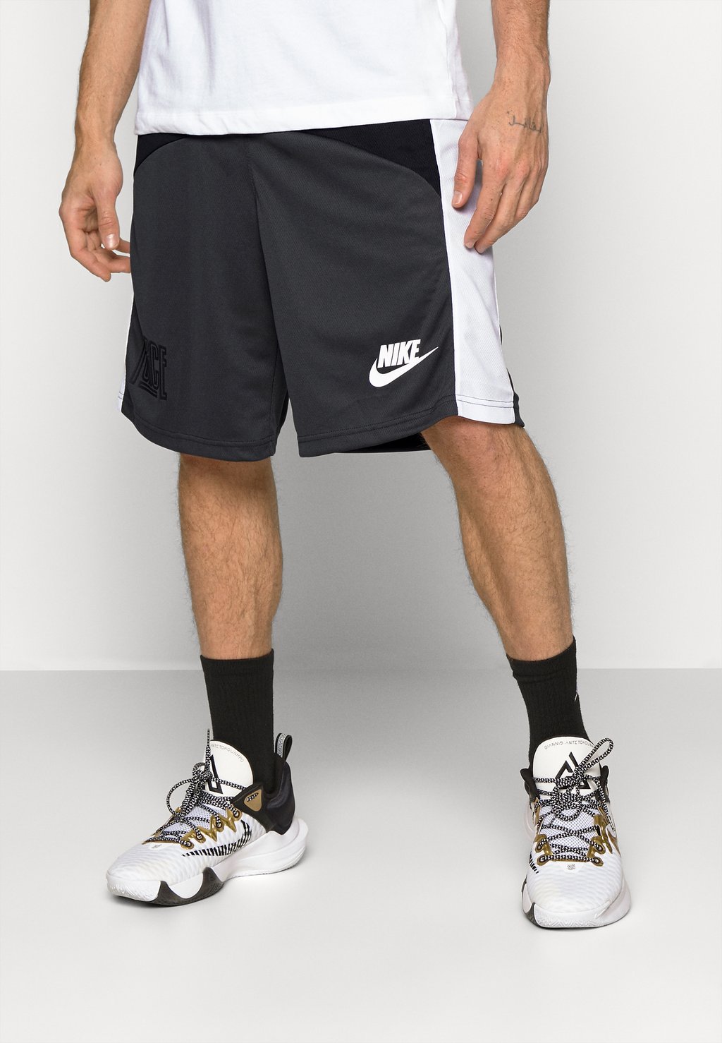 Спортивные шорты START5 SHORT Nike, черный/темно-дымчато-серый/белый