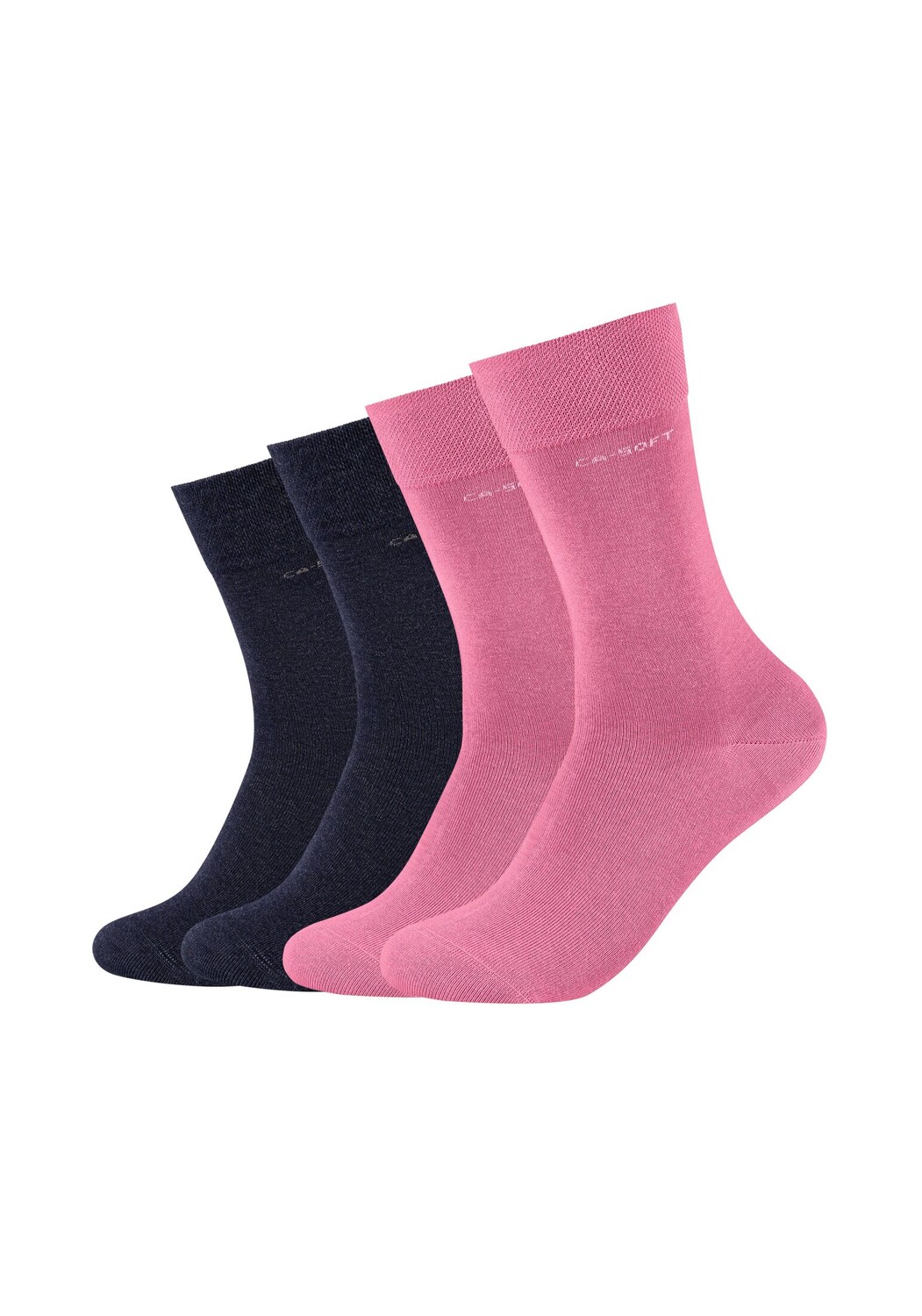 

Носки camano verstärktem Fersen und Zehenbereich 4 шт ca soft, цвет azalea pink