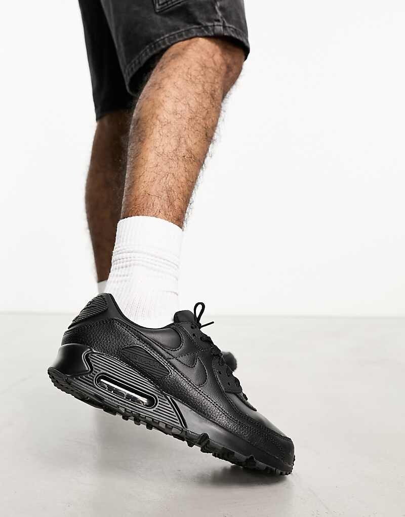 

Nike Air Max – 90 LTR – Черная спортивная обувь