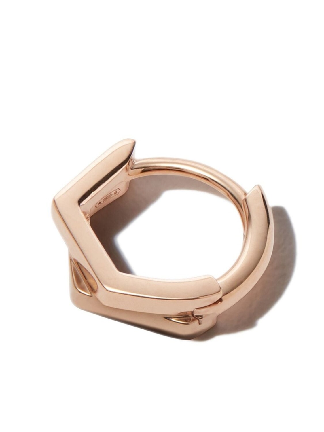 

Серьги-кольца Antifer из розового золота Repossi, розовый