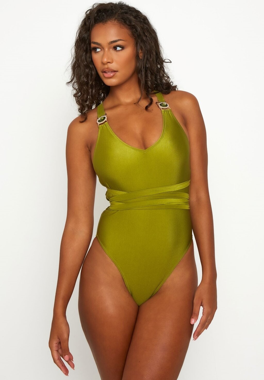 

Купальник AMOUR MULTIWAY Moda Minx, оливково-зеленый