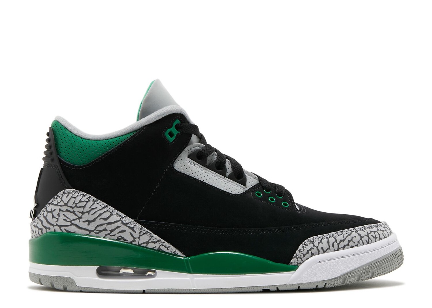 

Кроссовки Air Jordan Air Jordan 3 Retro 'Pine Green', черный