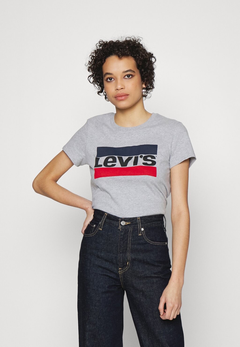 

Футболка с принтом Levi's THE PERFECT TEE, цвет heather grey