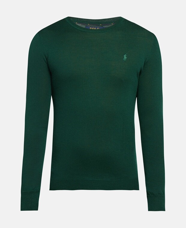 

Шерстяной джемпер Polo Ralph Lauren, хаки