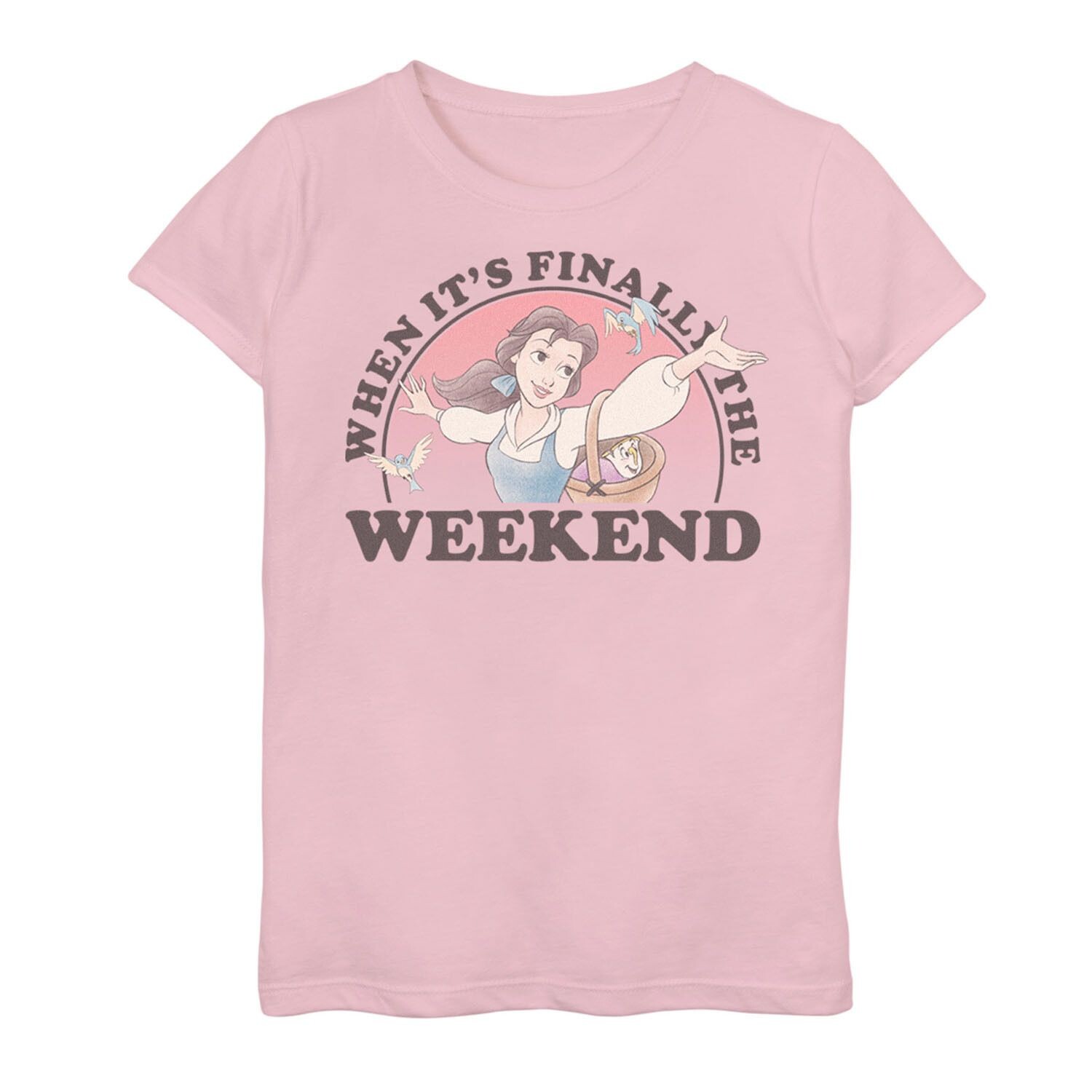 

Футболка с рисунком Belle для девочек 7–16 лет Disney Princesses Weekend Disney