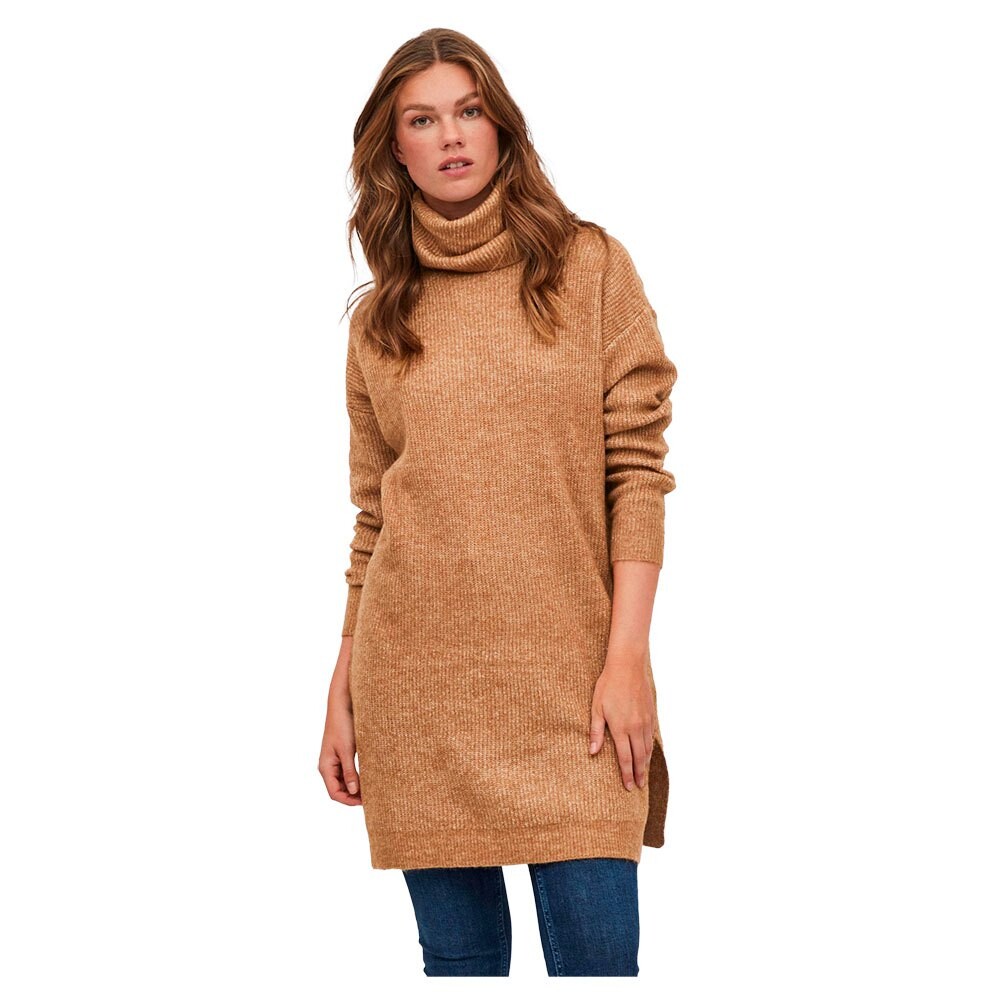

Свитер Vila Cilia 14074330 Roll Neck, коричневый