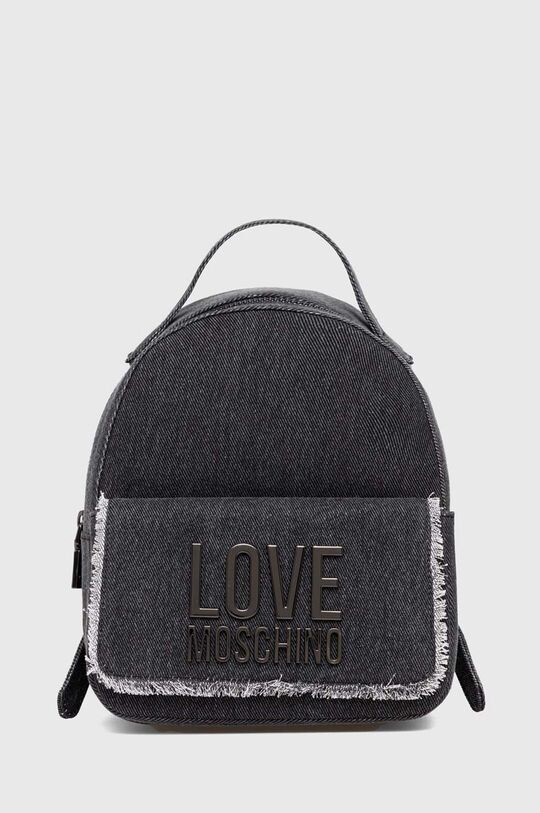 

Хлопок рюкзак Love Moschino, серый