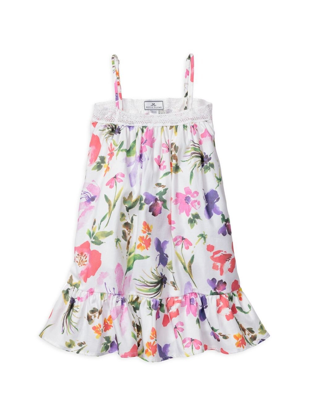 

Ночная рубашка Little Girl's & Girl's Gardens Of Givenny Lily Petite Plume, белый