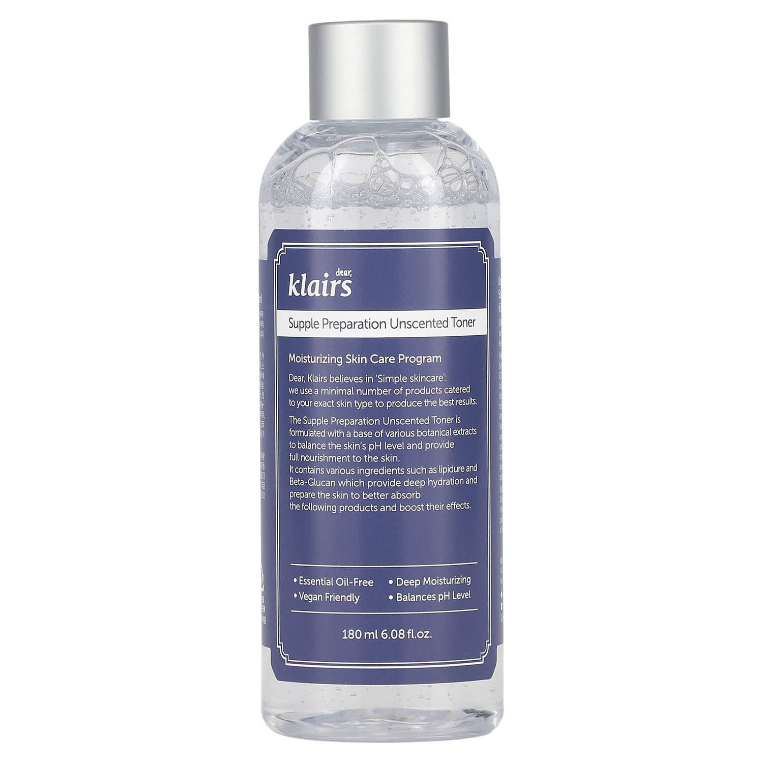 

Klairs, Supple Preparation, тоник без запаха, 180 мл (6,08 жидк. унции), Dear