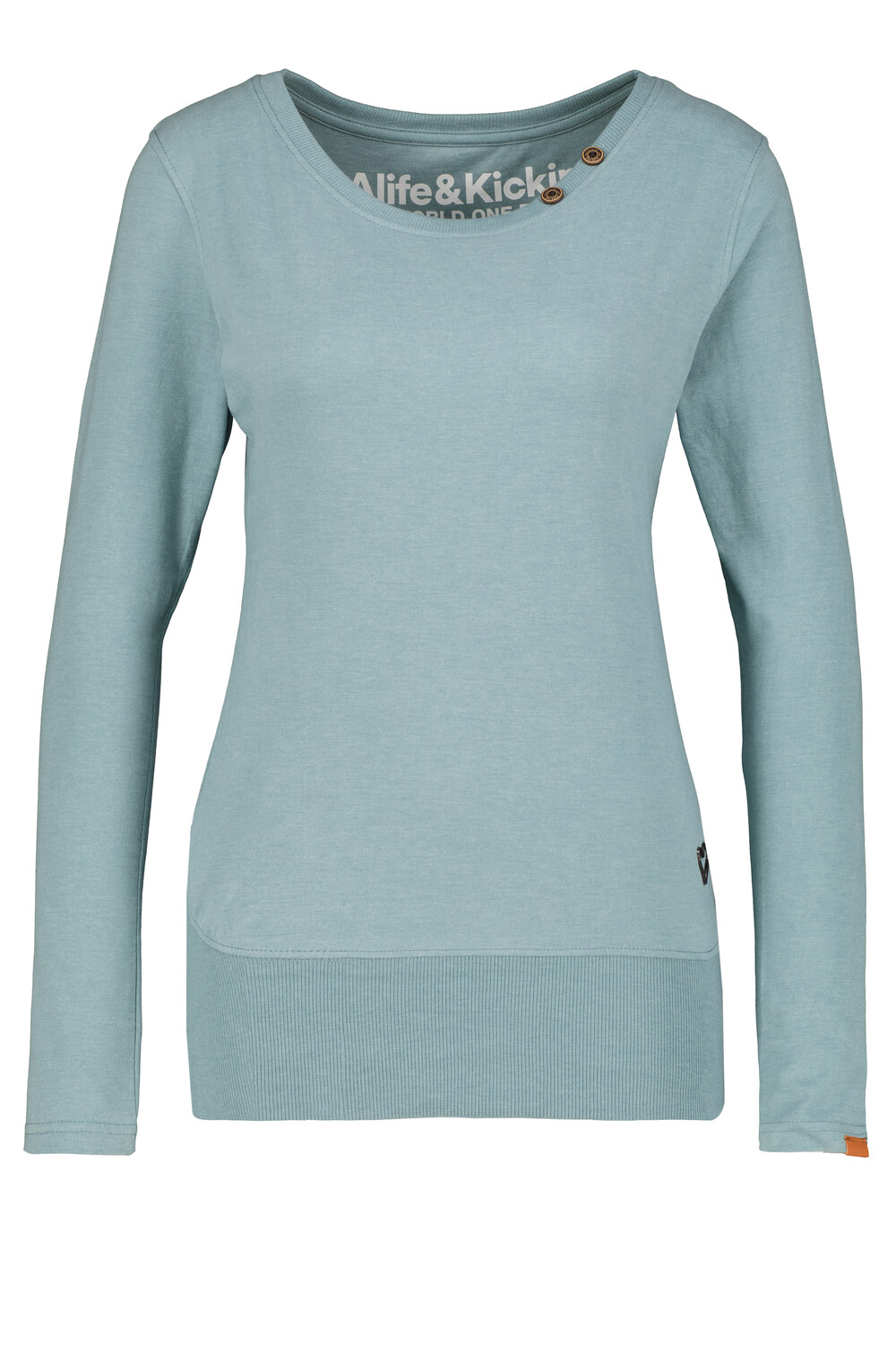 

Лонгслив alife and kickin Langarmshirt,, Shirt, Longshirt, Oversize Shirt ConnyAK A, цвет pacific melange
