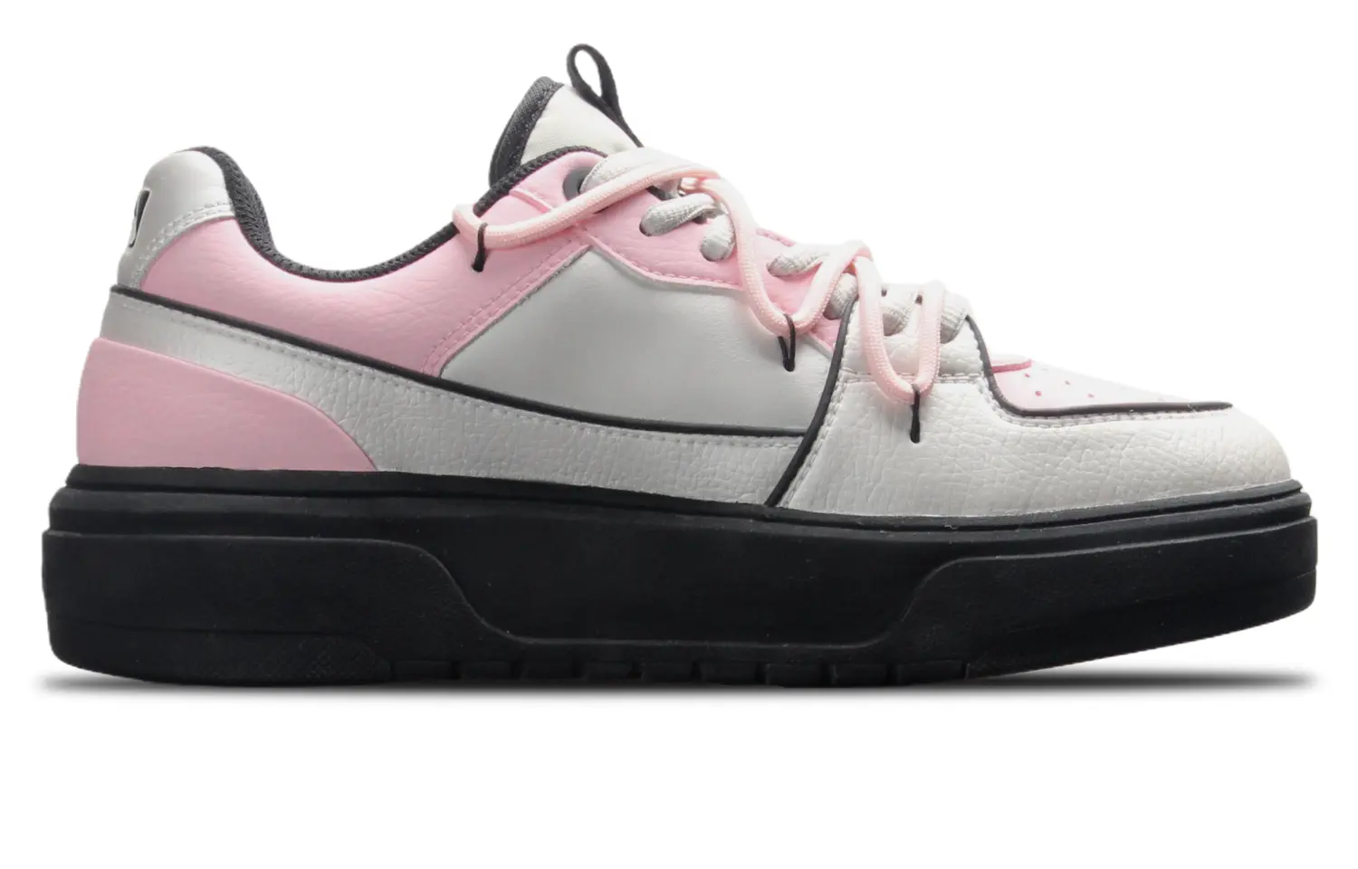 

Кроссовки MLB Chunky Liner Skateboarding Shoes Women's Low-top Silver/pink/black, серебряный