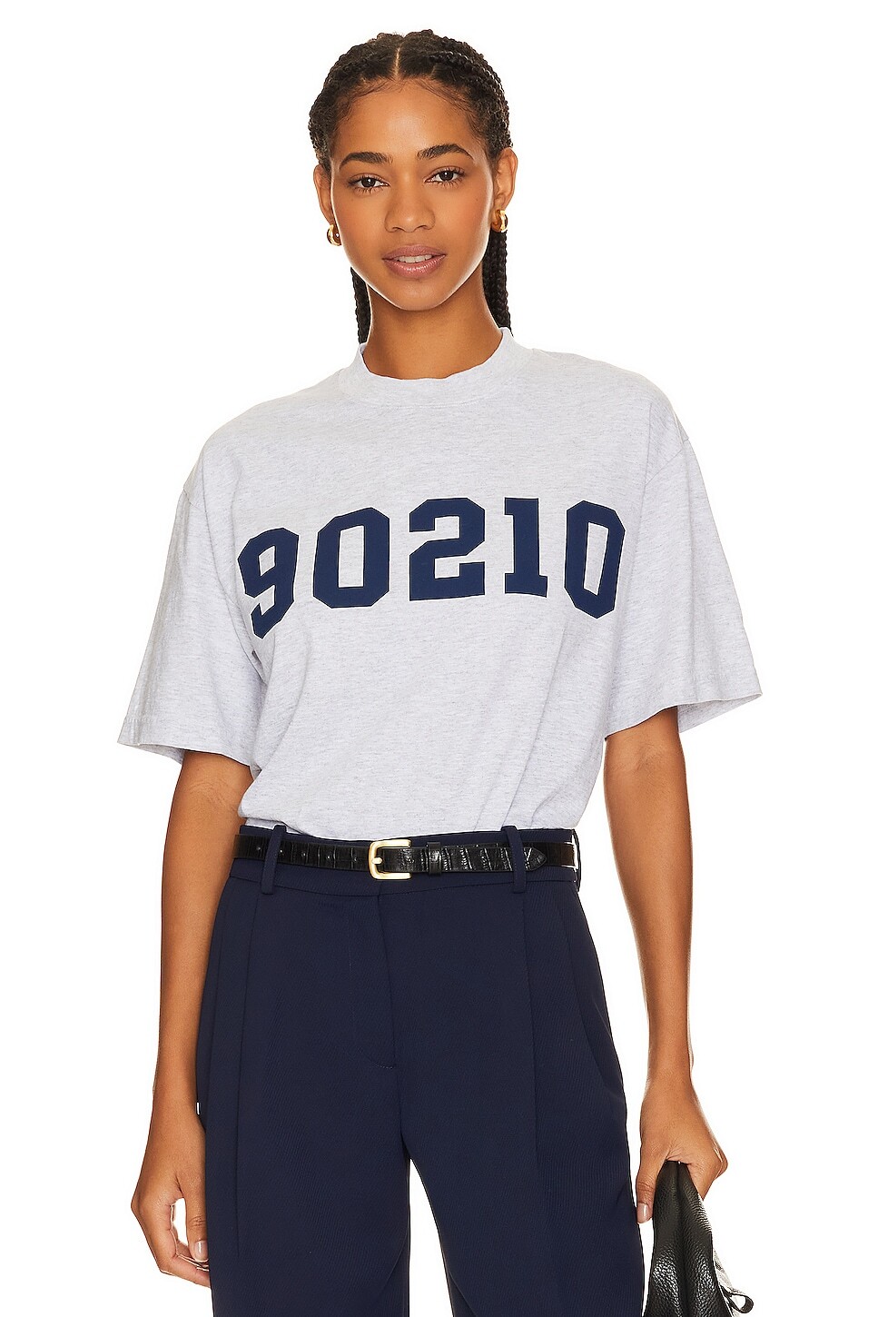 

Футболка BEVERLY HILLS x REVOLVE Beverly Hills Oversized, цвет Heather Grey