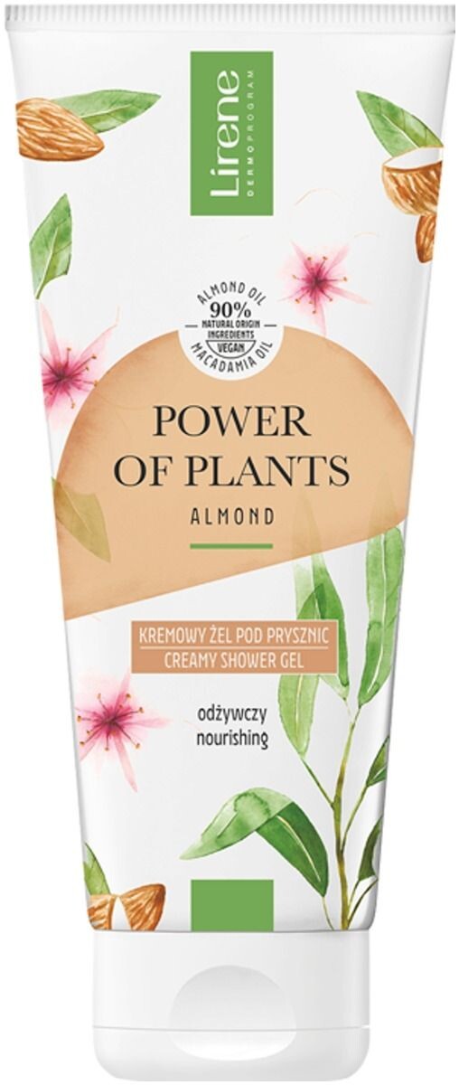 

Гель для душа Lirene Power of Plants Almond Cream, 200 мл