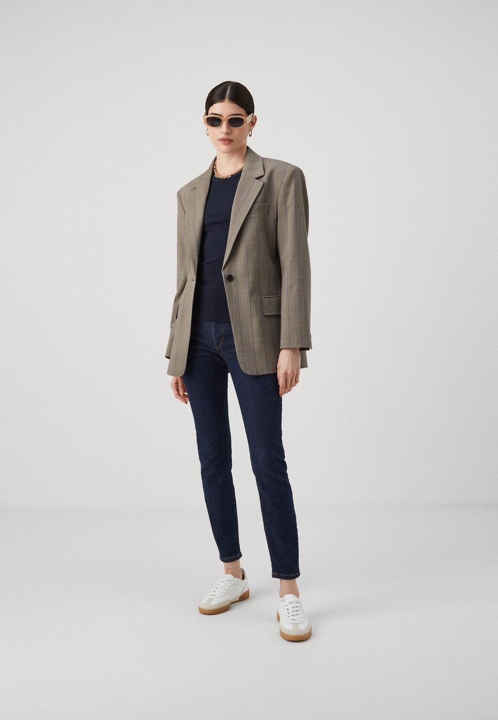 

Джинсы Skinny Fit Malu B HUGO, темно-синие