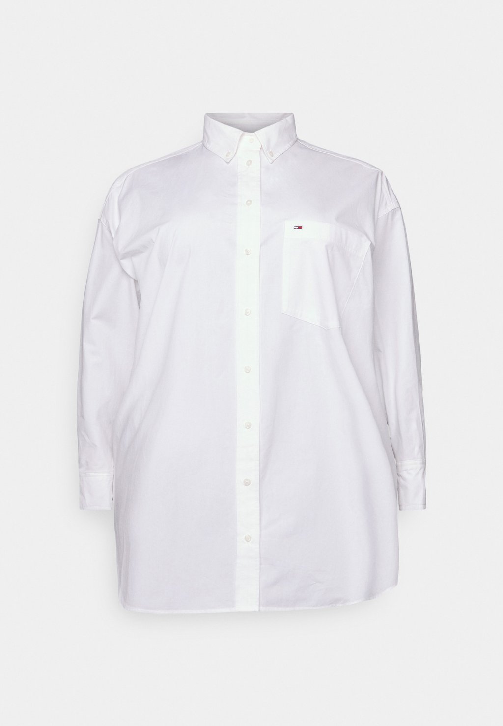 Рубашка Tommy Jeans by Tommy Hilfiger, белый цена и фото