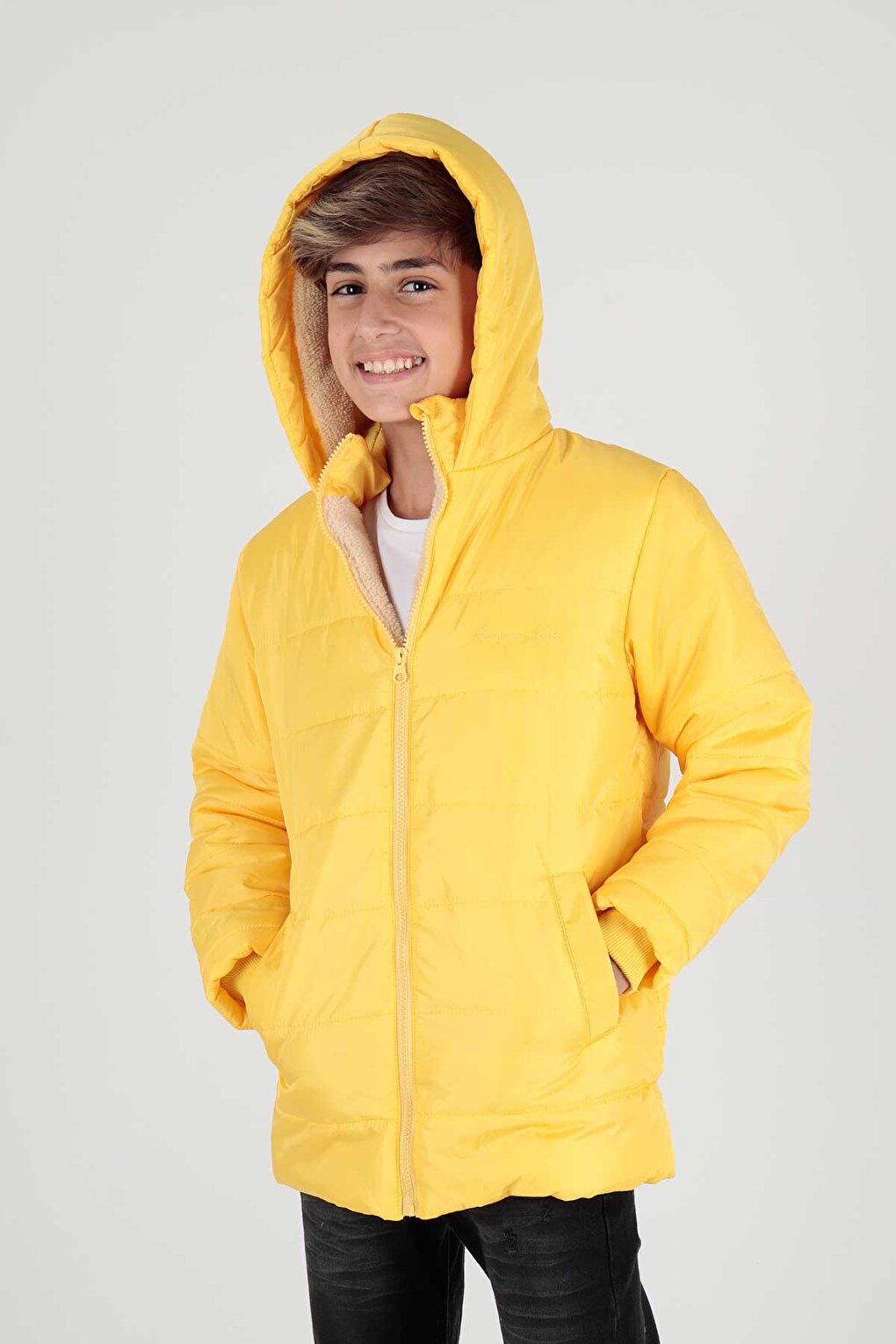 цена Пальто Welsoft Inside Trend для мальчиков Ak2237 ahengim, желтый