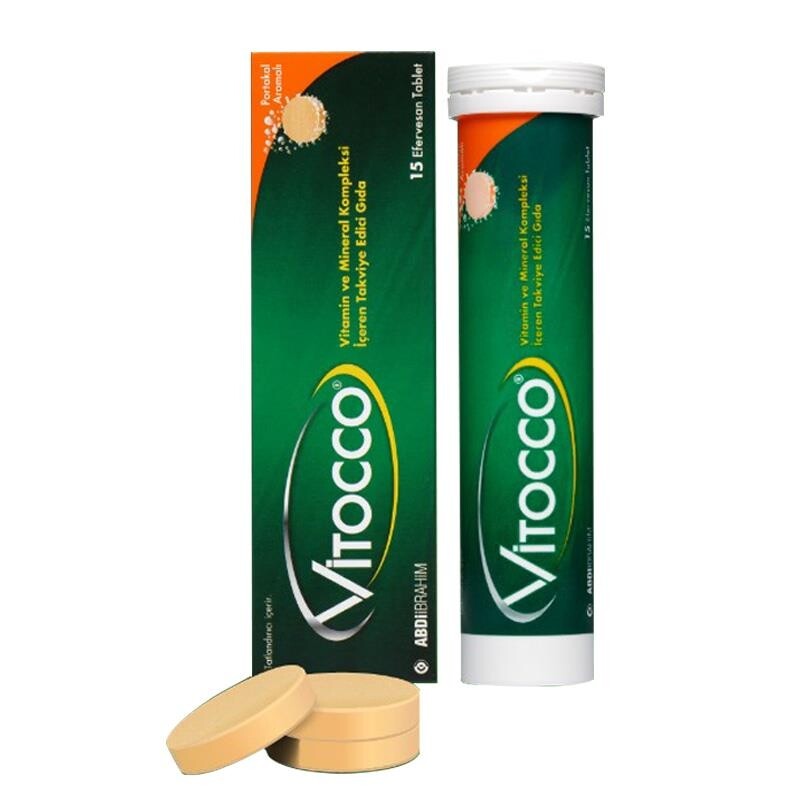 

Шипучая таблетка Vitocco 15 ABDİ İBRAHİM