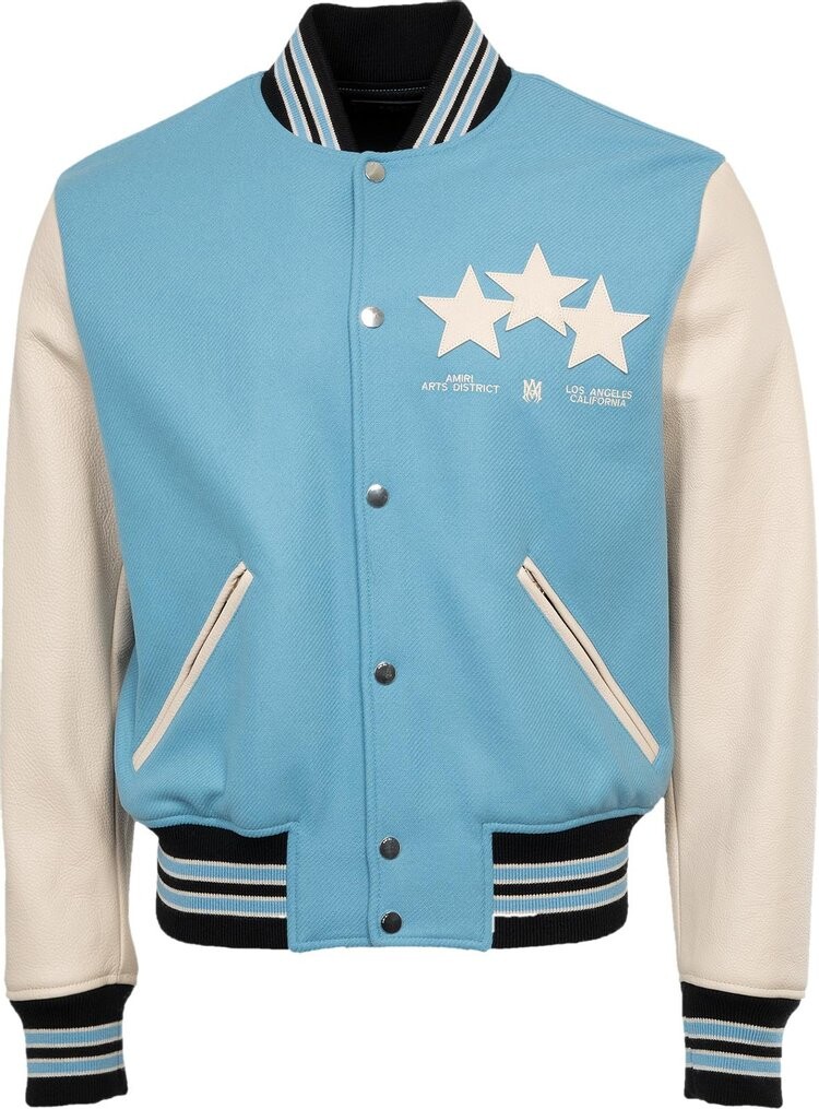 

Куртка Amiri Oversized Stars Varsity 'Air Blue', синий