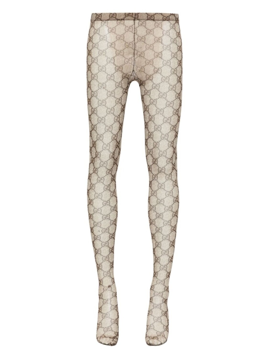 

Gucci колготки с узором GG, коричневый