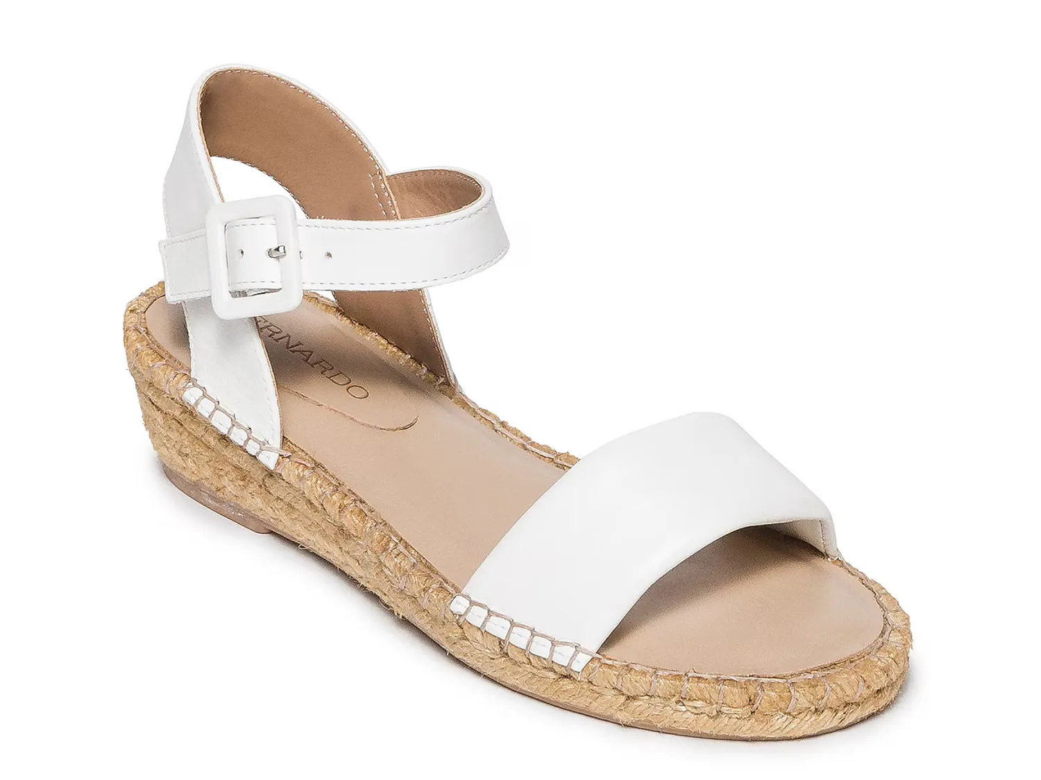 

Сандалии Madrid Espadrille Wedge Sandal Bernardo, белый