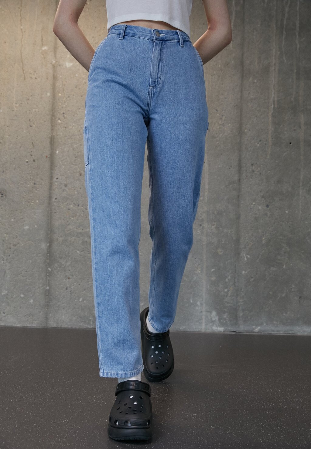 

Джинсы свободного кроя Carhartt WIP, синий