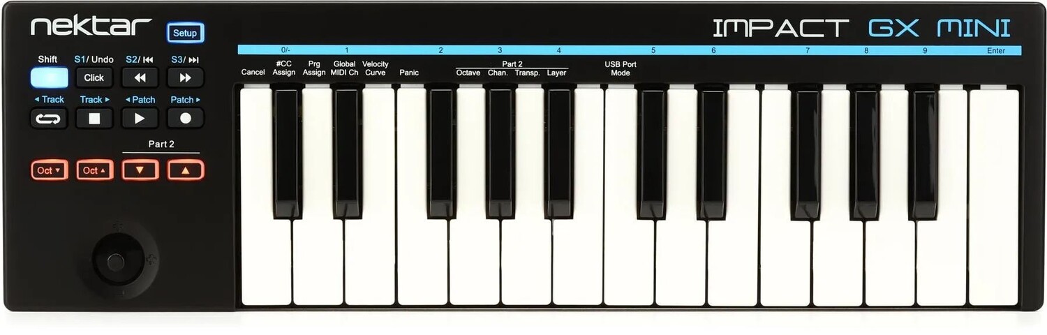 

25-клавишный MIDI-контроллер Nektar Impact GX Mini