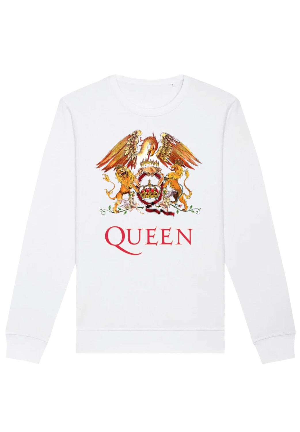 

Толстовка F4NT4STIC Unisex Queen Classic Crest, белый