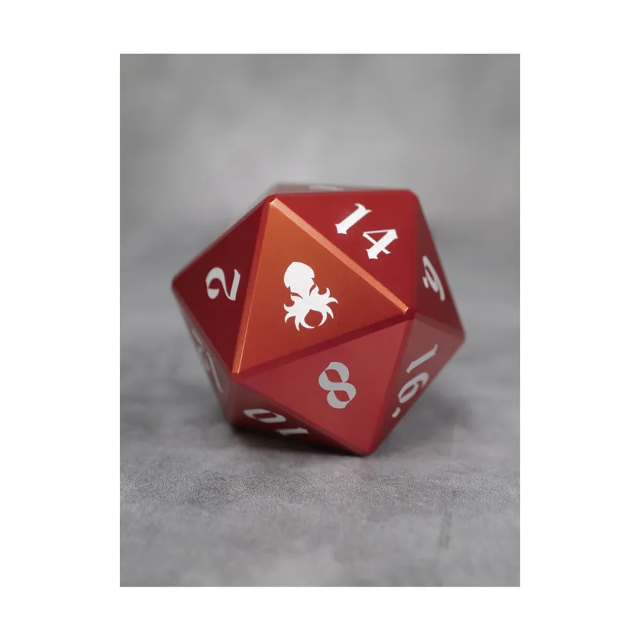 

75 мм d20 Vulcan Precision алюминий — оранжевый, Assorted Dice (Kraken Dice)