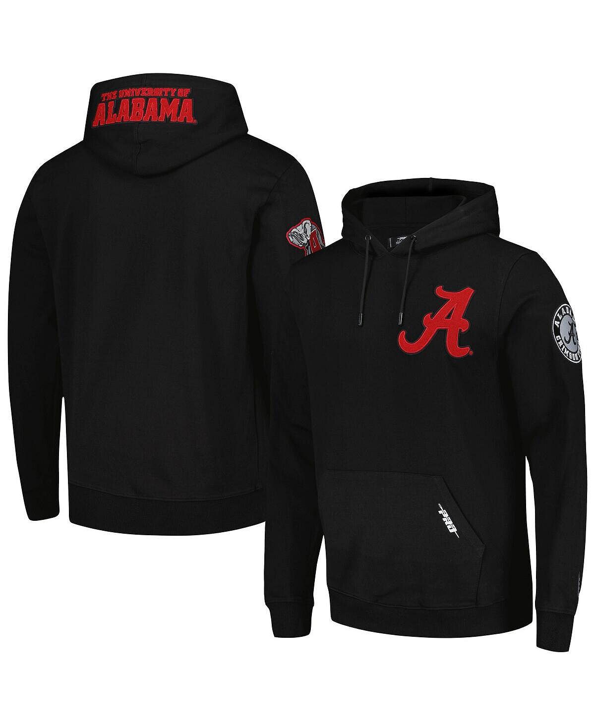 

Мужской черный классический пуловер с капюшоном Alabama Crimson Tide Pro Standard