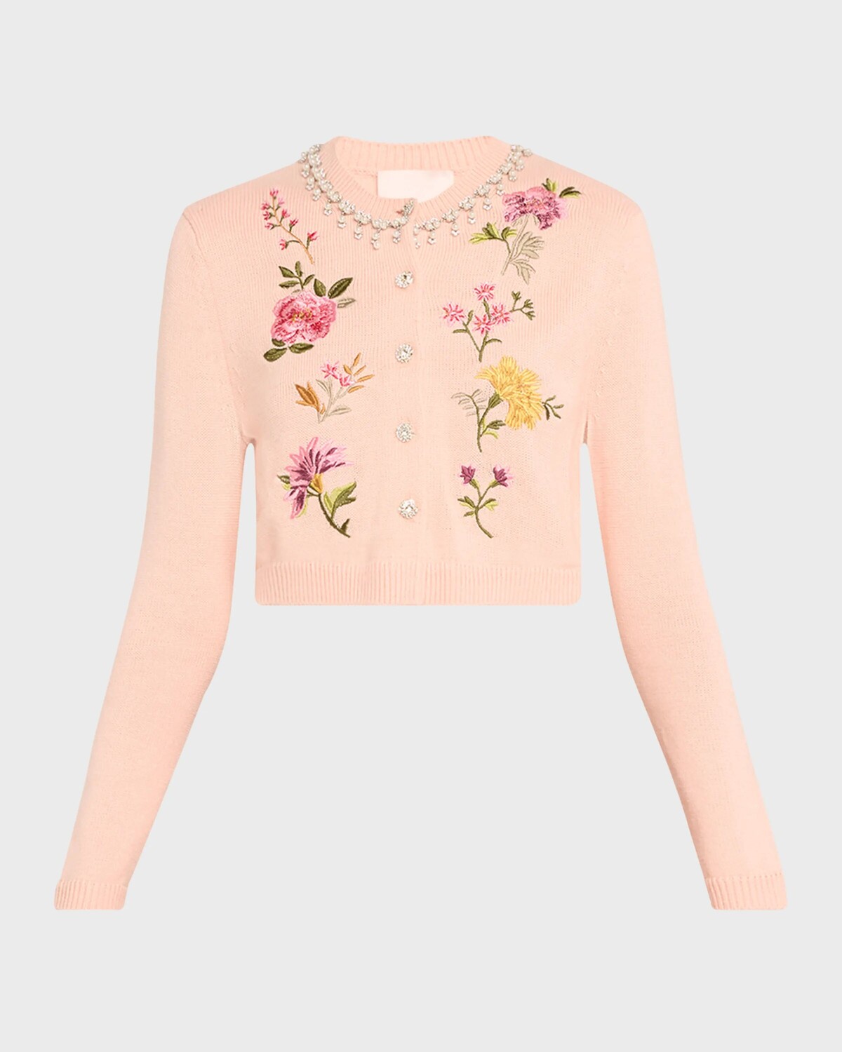 

Кардиган Isolde с цветочной вышивкой Cinq A Sept, цвет Soft Pink Multi