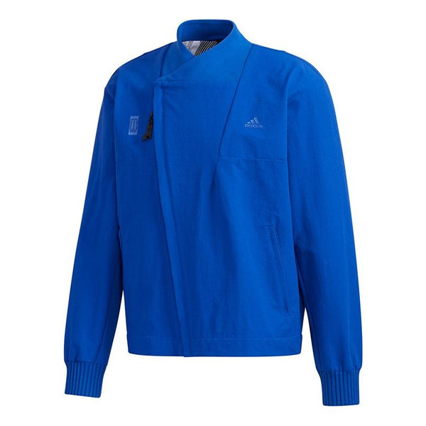 Куртка adidas WJ JKT Bomb Sports Stylish Jacket Blue, синий цена и фото