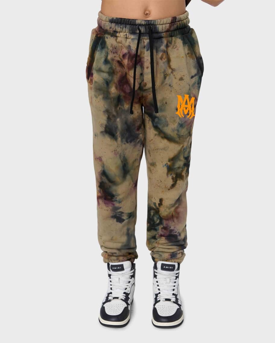 

Детские брюки-джоггеры с логотипом Tie-Dye, размер 4–12 Amiri