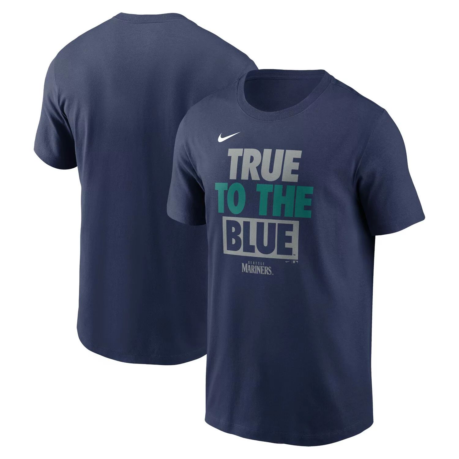 Мужская темно-синяя футболка Seattle Mariners Rally Rule Nike