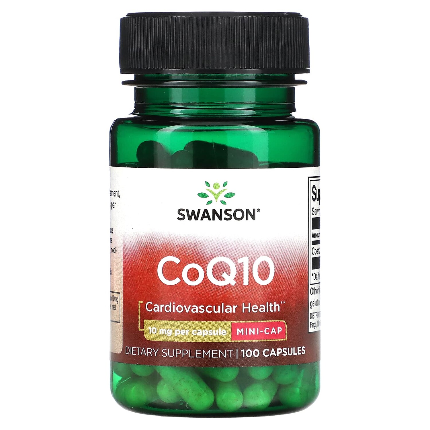 

CoQ10, 10 мг, 100 капсул, Swanson