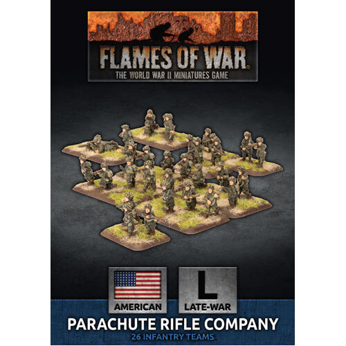 

Фигурки Flames Of War: Parachute Rifle Company (Plastic)