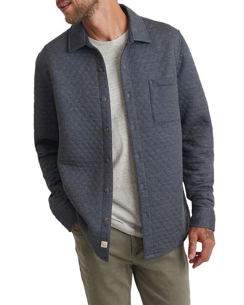 

Стеганая рубашка Corbet Marine Layer, цвет Blue
