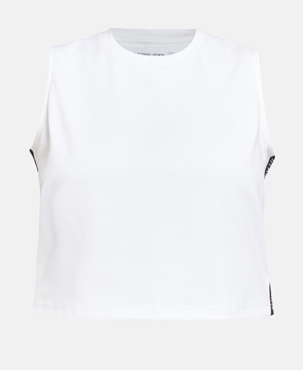 

Топ без рукавов Calvin Klein Jeans Plus, белый