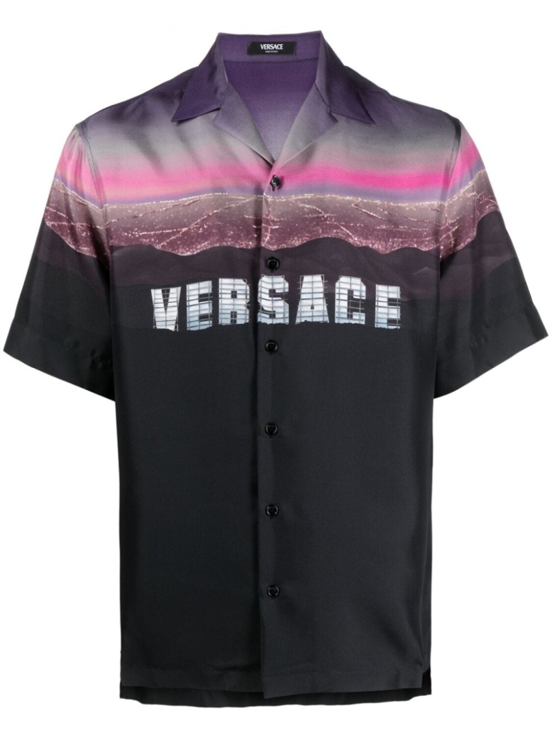 

Шелковая рубашка Hills Versace, черный