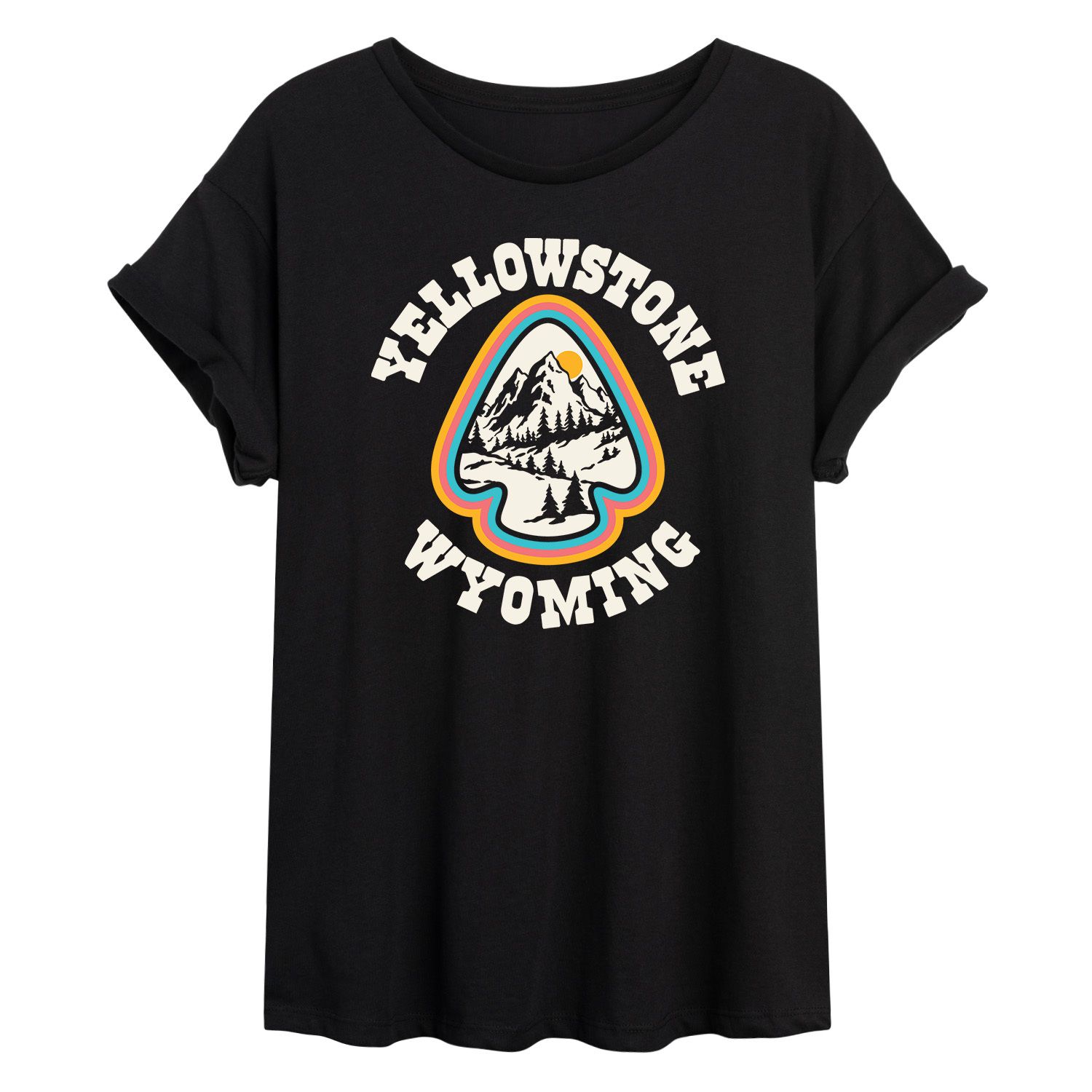 Размерная футболка с рисунком Yellowstone Wyoming для юниоров Licensed Character