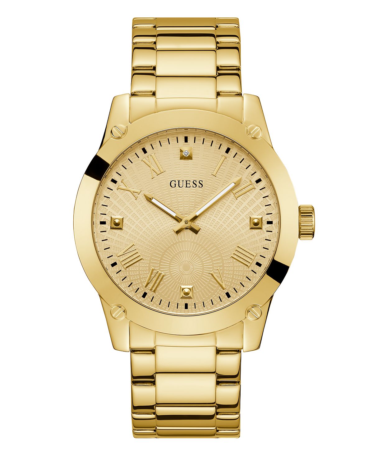 

Мужские аналоговые золотистые часы из нержавеющей стали, 44 мм GUESS