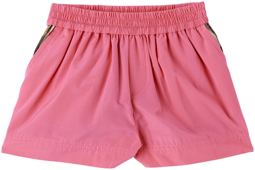 

Шорты в клетку Baby Pink Vintage Check Bubblegum розовые Burberry, Розовый