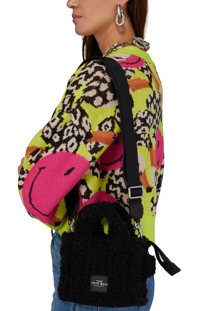 

Мини-сумка-тоут Тедди Marc Jacobs, черный