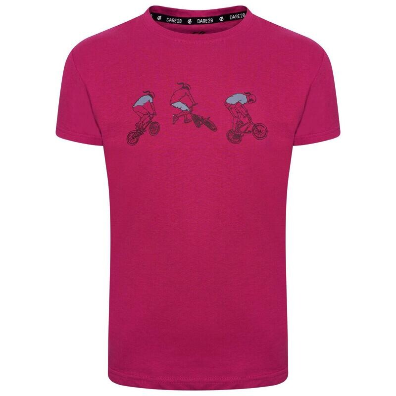 

Футболка Go Beyond Bicycle для мальчиков и девочек, фуксия DARE 2B, цвет rosa, Розовый