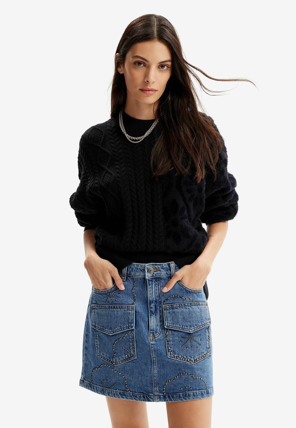 

Свитшот Desigual, черный