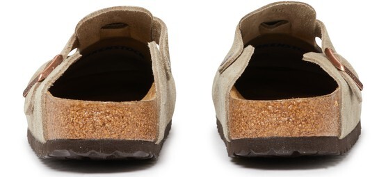 

Кожаные мюли Boston Birkenstock, серо-коричневый