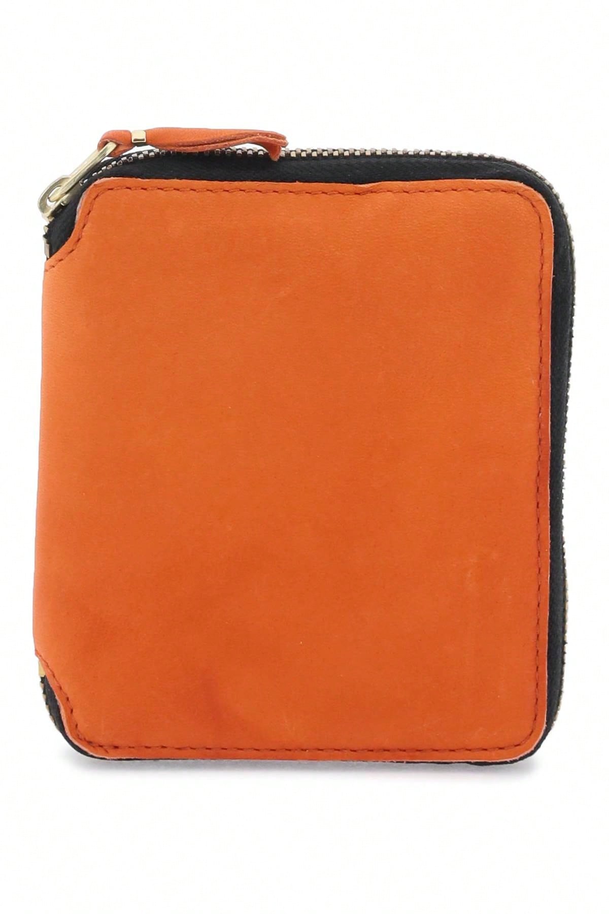 аппаратный кошелек d cent biometric wallet Кошелек Comme Des Garcons Кошелек из мытой кожи на молнии, апельсин