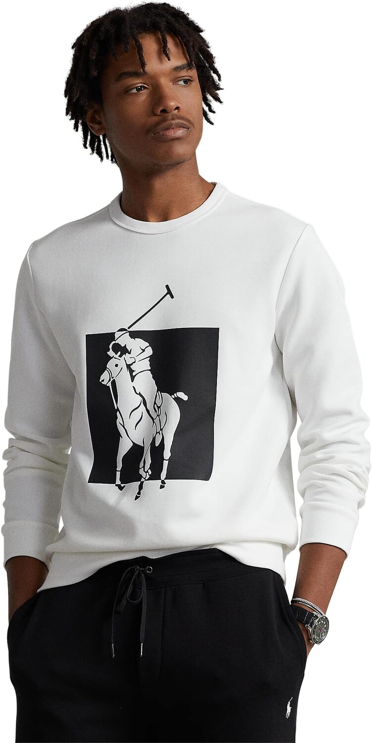 

Толстовка двойной вязки Big Pony Polo Ralph Lauren, белый